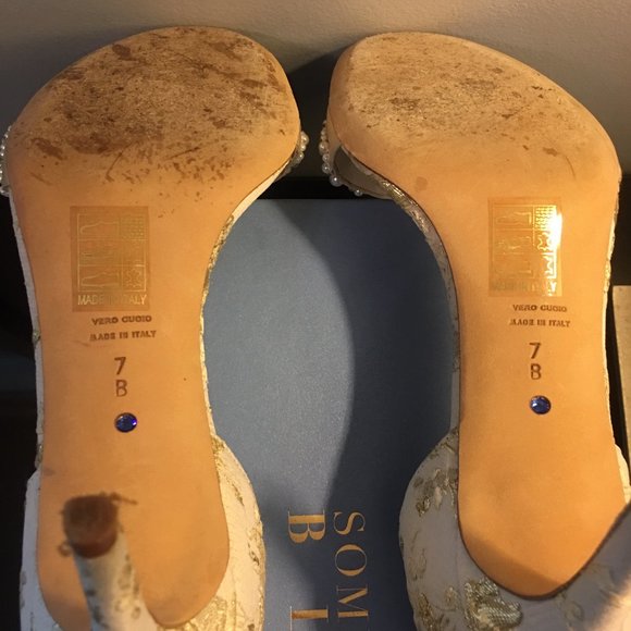 Something Bleu Wedding Shoes - Picture 4 of 5